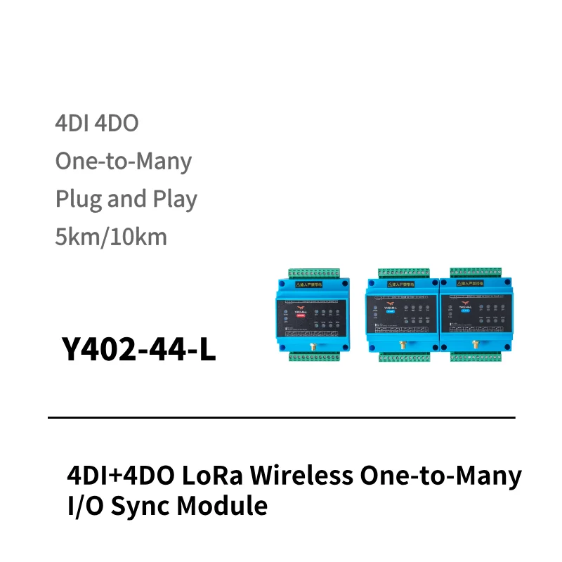 One-to-Many I/O sync module with 4 digital input & 4 relay output