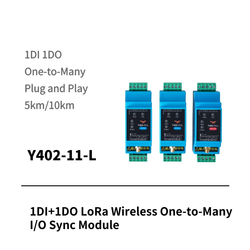 One-to-Many I/O sync module with 1 digital input & 1 relay output
